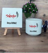 Kişiye Özel Sekreter Hediye Seti Kupa Bardak T Kulplu ve Dekoratif Taş Sekretere Hediye (Model 2)