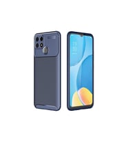 Oppo A15 Uyumlu Kılıf Zore Negro Silikon Kapak (Lacivert)