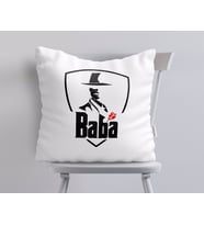 BK Home Godfather Baba Tasarımlı Beyaz Yastık-15