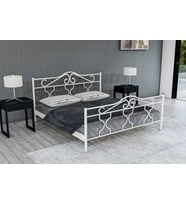GM 301 GOLD ÇİFT KİŞİLİK METAL KARYOLA BEYAZ 150X200