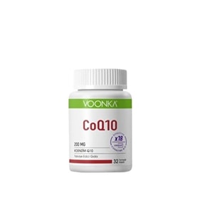 Voonka Co-Q10 200 mg 32 Yumuşak Kapsül