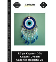 Özel Üretim Dekoratif Duvar Süsü Bohem Hediye Rüya Kapanı Düş Kapanı Dream Catcher Roshıta-26