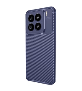 Xiaomi Mi 15 Pro Kılıf Auto Focus Karbon Kapak - Lacivert