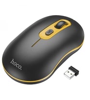 HOCO GM21 Platinium 1600dPi 2.4G Bluetooth Kablosuz Optik Mouse (Siyah)