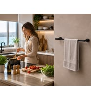 Osmo Uzun Havluluk Siyah Acar 800.30S