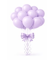 Beysüs Lila Makaron Balon 20 adet 12inç