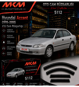 Hyundai Accent (1995-2000) 4'lü Mugen Cam Rüzgarlığı