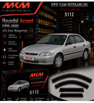 Hyundai Accent (1995-2000) 4'lü Mugen Cam Rüzgarlığı