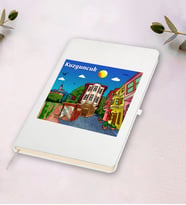 Kuzguncuk Tasarımlı Beyaz Defter