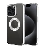 Apple iPhone 15 Pro Kılıf Tek Kamera Çerçeveli Logo Gösteren Zore Omega Kapak