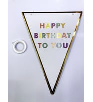 Happy Birthday To You Flama Bayrak Süs