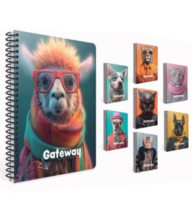 GIPTA GATEWAY SPİRALLİ  PP. KAPAK A4 80YP. ÇİZGİLİ DEFTER