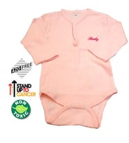 Sema Baby Uzun Kol Kaşkorse Badi (Body) - Pembe  6-12 Ay (Çok Renkli)