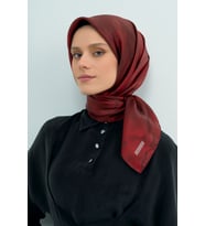 Armine Saf İpek Sura Eşarp-2026 İlkbahar-Yaz- 95010D (Bordo)