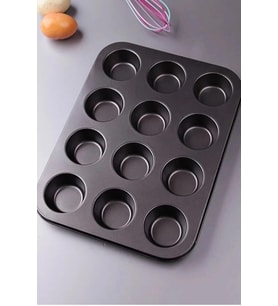 12 li Muffin Kek kalıbı , Cupcake - Browni Kabı Kalıbı
