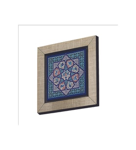 Anadolu Selçuklu Çini Motifi Baskılı MDF Magnet 7X7
