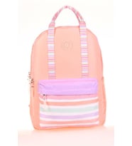 Kaukko Double Stripe Sırt Çantası Salmon K1766 (Somon)