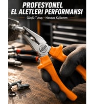 Ergonomik Saplı Hassas Kavrama Dövme Çelik Pense
