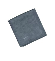 Dualinze Pamuklu Eşarp 120x120 cm (Koyu Gri)