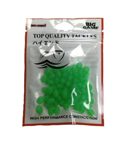 Sea Horse Fosforlu Yumuşak Boncuk 6*8mm (50 Adet) - Yeşil