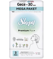 Bio Natural Premium Plus Hijyenik Ped Mega Paket Gece 30 Adet