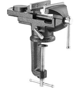 Steiner Alman 50 Mm Dönerli Örslü Özel Alaşımlı Paslanmaz Dövme Çelik Mini Masa Ve Tezgah Mengenesi