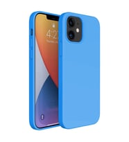 Apple iPhone 15 Plus 6.7'' İnce Mat Silikon Kılıf Mavi