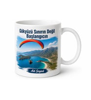 Fethiye Ölüdeniz Paraşütle Atlayanlara Belcekız Plajı Mavi Lagün Kupa Hediye