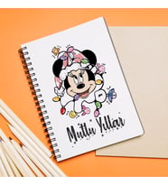 Minnie Mouse Yılbaşı & Mutlu Yıllar Tasarımlı Defter