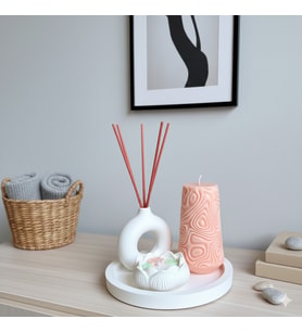 Mumelia Candles Mercan Rüyası - Doğal Soya Taştozu Tasarım Mum Seti