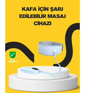 Baş Ve Şakak Masaj Aleti Isı Destekli Derin Rahatlama