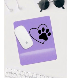 Mor Kalp & Pati Desenli Bilek Destekli Mousepad – Ergonomik Kaymaz Mouse Pad