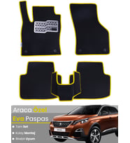Peugeot 3008 (2017-2020) Uyumlu EVA Paspas Tam Set – Birebir Uyum,Araca Özel Tasarım,Su Geçirmez