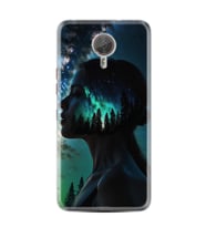 GM5 Plus Kılıf HD Resim Baskılı Woman in Tree StKd -004