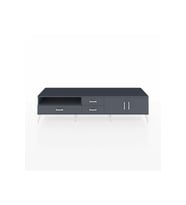 Hyperion TV Ünitesi 2 Raflı 3 Çekmeceli 2 Kapaklı 220x44x51 Antrasit-Antrasit
