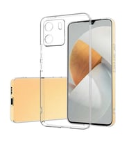 Coverzone Vivo Y15S ile uyumlu K?l?f S�per Esnek Yap?l? Toz ve Kirden Koruyan Silikon Vivo Y15S ile uyumlu S�per ?effaf Kapak.