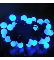 4.30 METRE MAVİ TOP LED IŞIK MAVİ IŞIK 220 V FİŞLİ YILBAŞI AĞACI IŞIĞI MAVİ TOP IŞIK MAVİ LED IŞIK