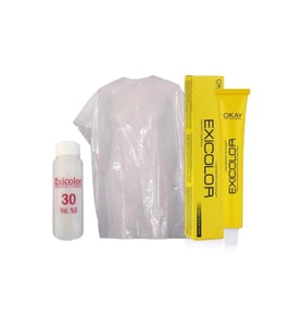 Saç Boyası Tüp 60 Ml - 10 Platin + 30 Volüm Peroksit + Boya Naylonu