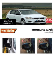 Kia Ceed Yarasa Ayna Kapağı Batman Parlak Siyah Piano Black