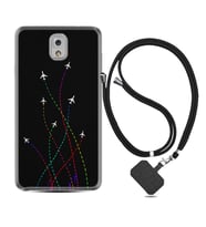 Samsung Note 3 4 5 8 9 20 Ultra 10 Lite Kılıf Boyun Askılı Silikon Line Planet 1736
