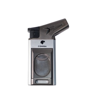 Cohiba Tek Torch Pürmüz Gümüş Puro Çakmağı - TR8989