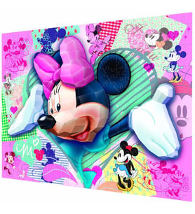 Mega Puzzles 250 Parça 3D Puzzle Breakthrough Minnie Mouse