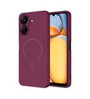 Xiaomi Redmi 13C Uyumlu Kılıf M-safe Şarj Özellikli Zore Meta Kapak