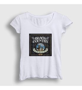 Presmono Kadın Beyaz Black Country Communion 2 T-Shirt 446089tt (Beyaz)