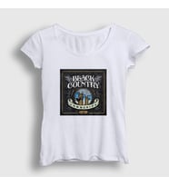 Presmono Kadın Beyaz Black Country Communion 2 T-Shirt 446089tt (Beyaz)