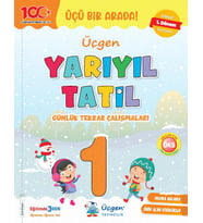 Üçgen 1.Sınıf Yarıyıl Tatil - Günlük Tekrar Çalışmaları 2023
