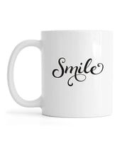 HİDZ Smile Beyaz Kupa Bardak