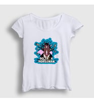 Presmono Kadın Beyaz Life Bojack Horseman T-Shirt 435872tt