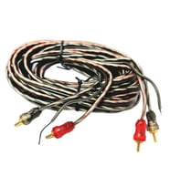 ROSE 2RCA-2RCA 5Metre Oto Amfi Kablosu Silikon (Karışık)