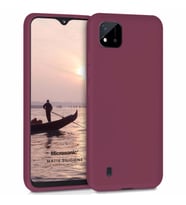 Microsonic Matte Silicone Realme C11 2021 Kılıf Mor